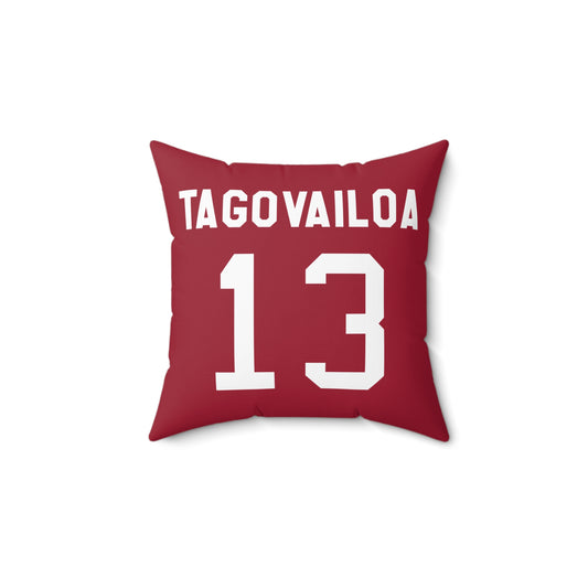 Tua Tagovalioa Alabama Crimson Tide Pillow