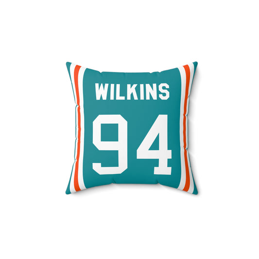 Christian Wilkins Miami Dolphins Pillow