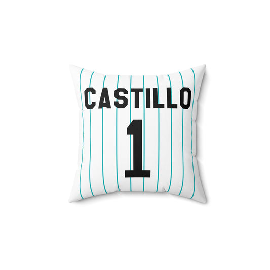 Luis Castillo Miami Marlins Pillow