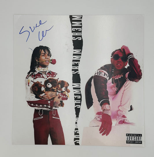 Swae Lee Autographed 12x12 Rae Sremmurd