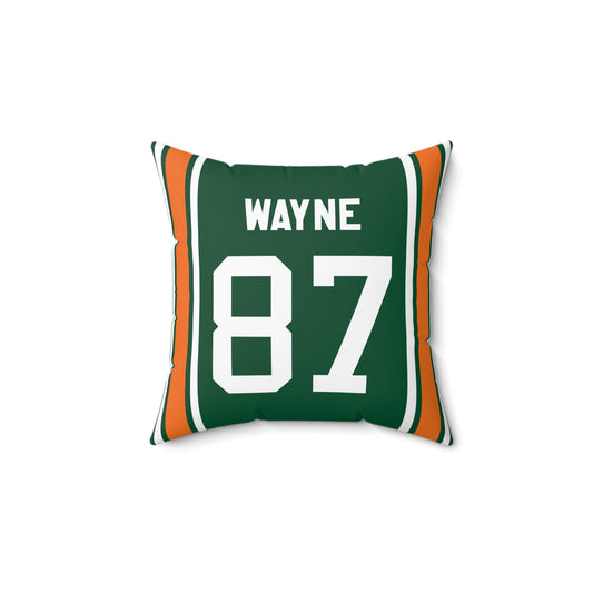 Reggie Wayne Miami Hurricanes Pillow