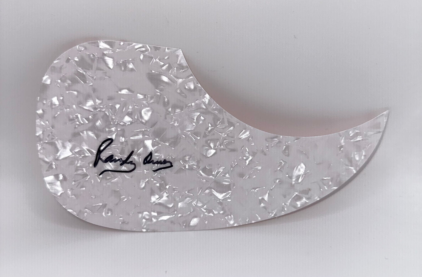 Randy Owen Autographed Acoustic Guitar Pickguard Alabama