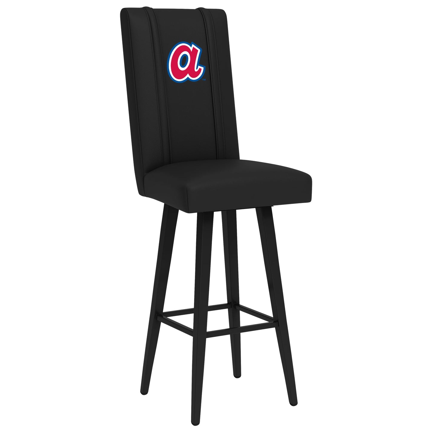 Swivel Bar Stool 2000 with Atlanta Braves Cooperstown Primary