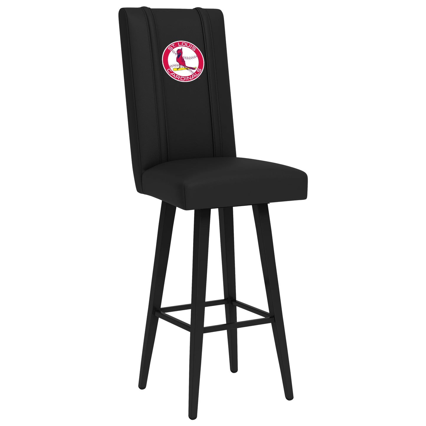 Swivel Bar Stool 2000 with St Louis Cardinals Cooperstown Secondary