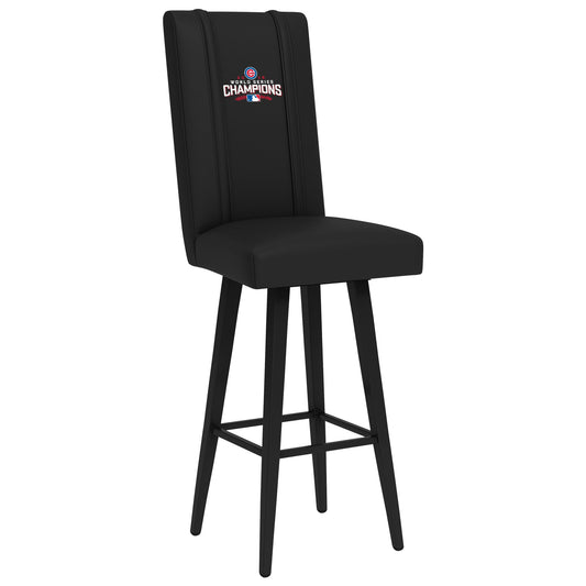 Swivel Bar Stool 2000 with 2016 Chicago Cubs World Series Logo