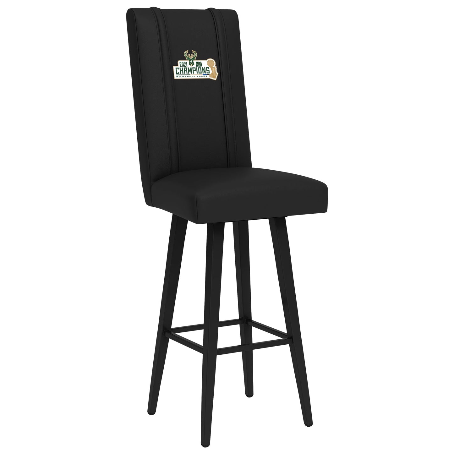 Swivel Bar Stool 2000 with Milwaukee Bucks 2021 Champions Logo