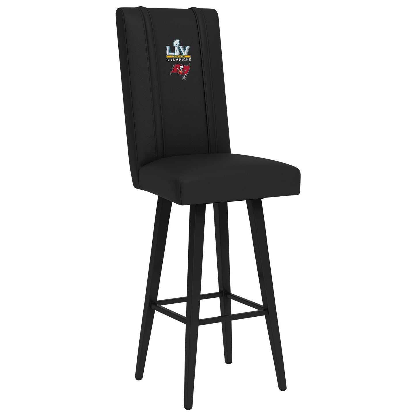 Tampa Bay Buccaneers Primary Super Bowl LV Logo Swivel Bar Stool 2000