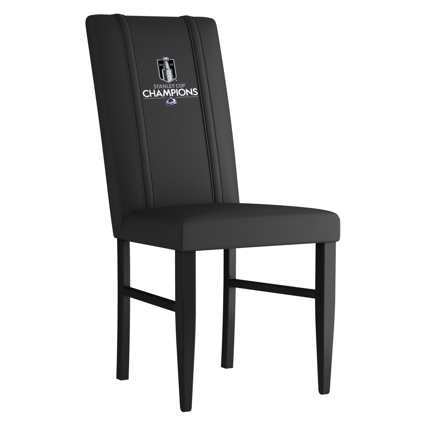 Side Chair 2000 with Colorado Avalanche 2022 Champions Logo Set of 2