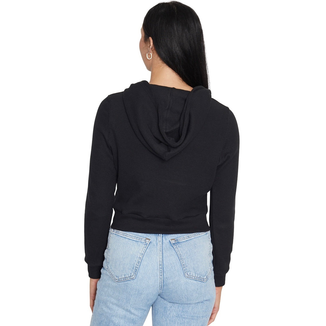 Virginia Tech Waffle Knit Zip Up Hoodie