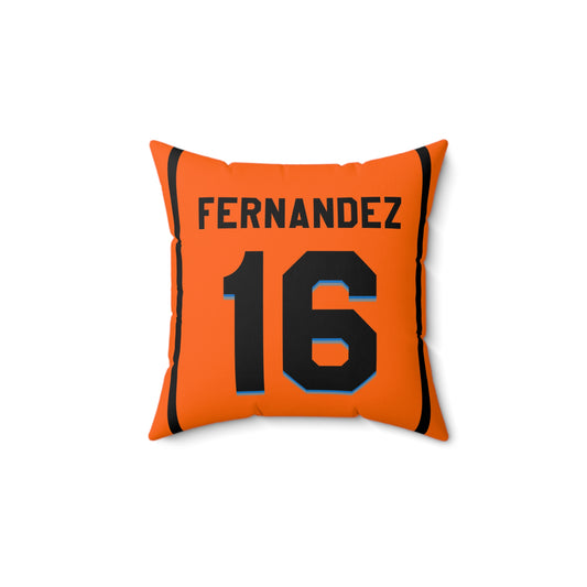 Jose Fernandez Miami Marlins Pillow