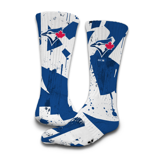 Toronto Blue Jays Grunge Socks