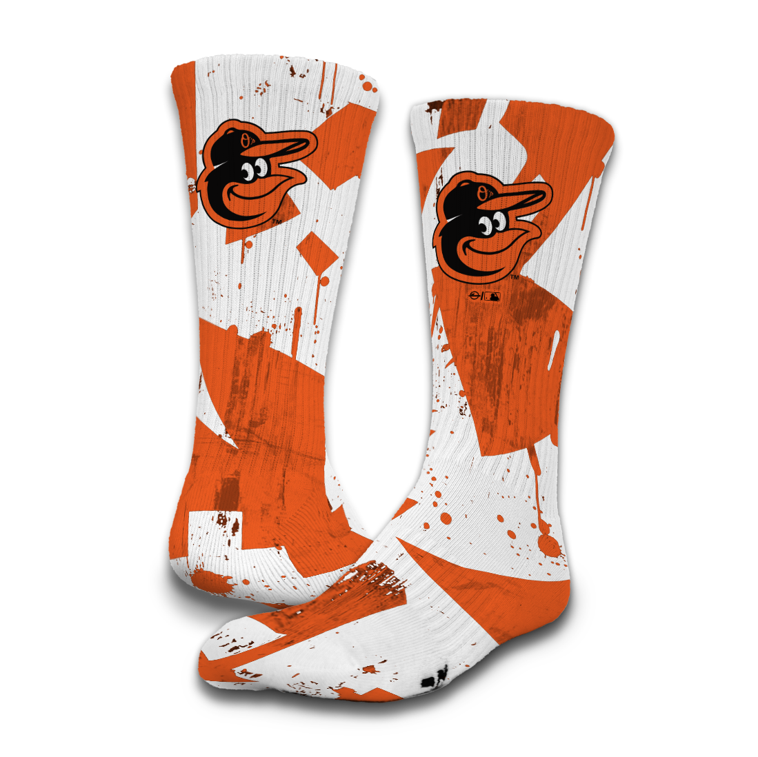 Baltimore Orioles Primary 3 Pack Lifestyle Sock