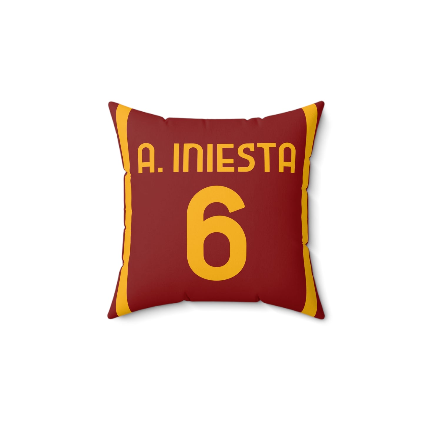 Andres Iniesta Spain National Team Pillow Barcelona