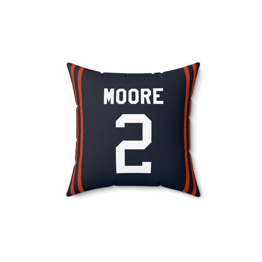 D. J. Moore Chicago Bears Pillow