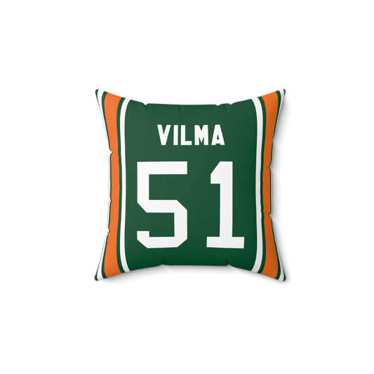 Jonathan Vilma Miami Hurricanes Pillow