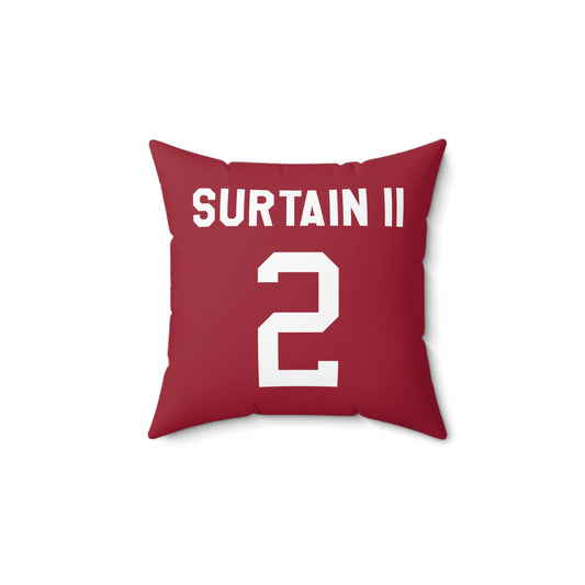 Pat Surtain II Alabama Crimson Tide Pillow