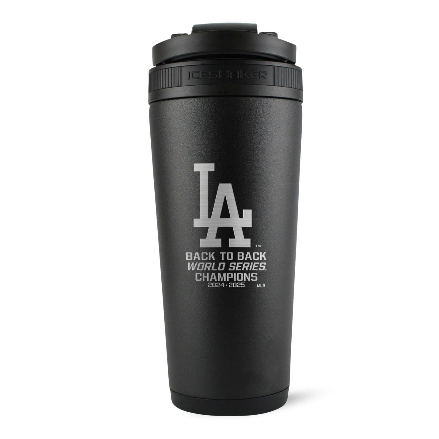LA Dodgers 2025 World Series Champions 26oz Ice Shaker - Black