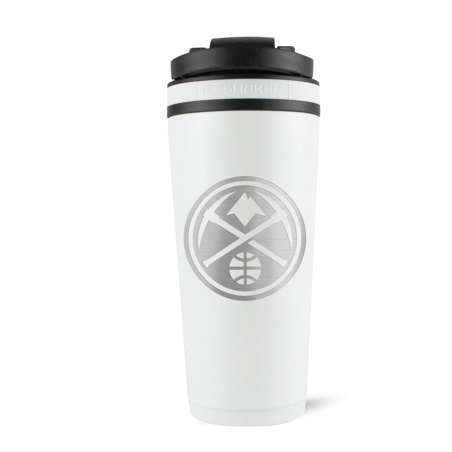 Officially Licensed Denver Nuggets 26oz Ice Shaker - White