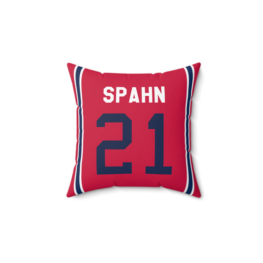 Warren Spahn Atlanta Braves Pillow