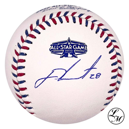 JD Martinez Dodgers Autographed 2022 All Star Game Baseball JSA COA