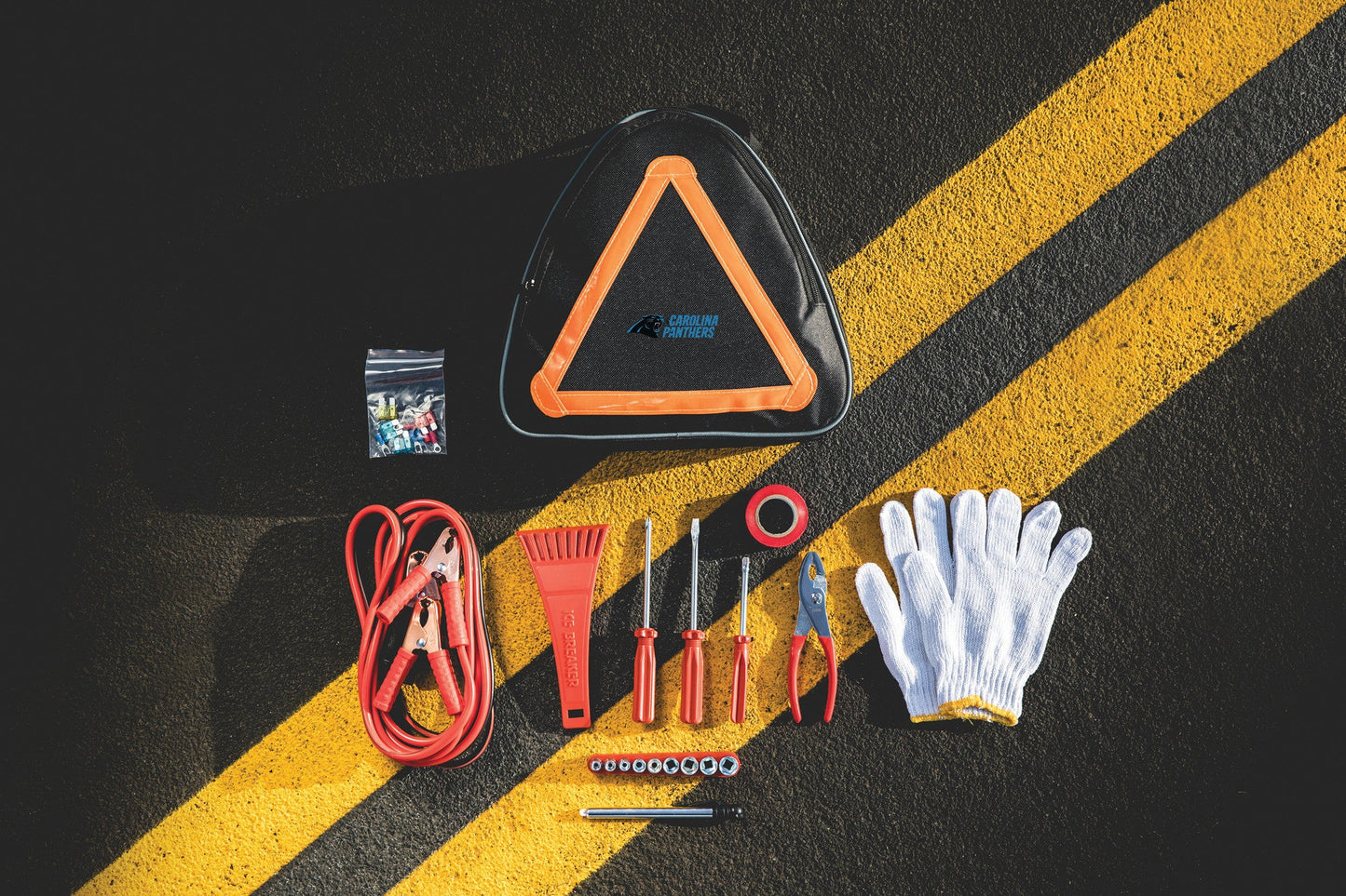 Carolina Panthers - Roadside Emergency Car Kit
