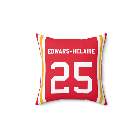 Clyde Edwards-Helaire Kansas City Chiefs Pillow