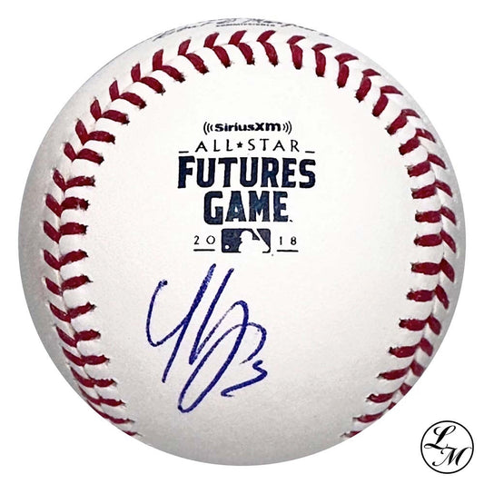 Hunter Greene Autographed 2018 Futures Game Baseball Cincinnati Reds COA