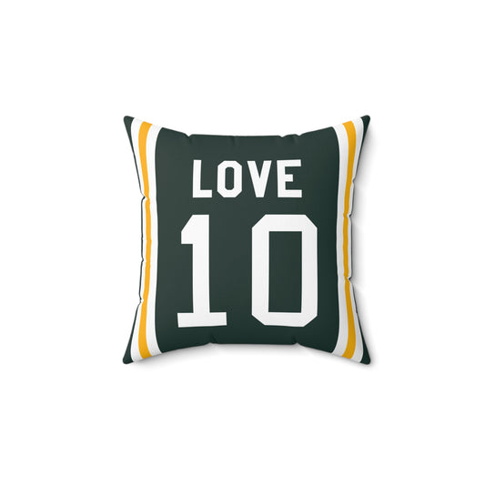 Jordan Love Green Bay Packers Pillow