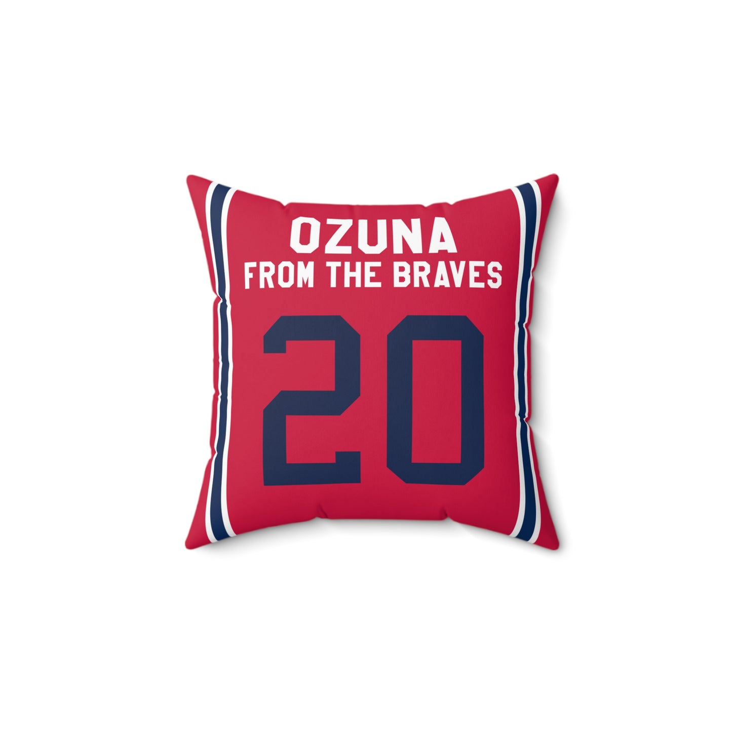 Ozuna From The Braves Atlanta Braves Pillow