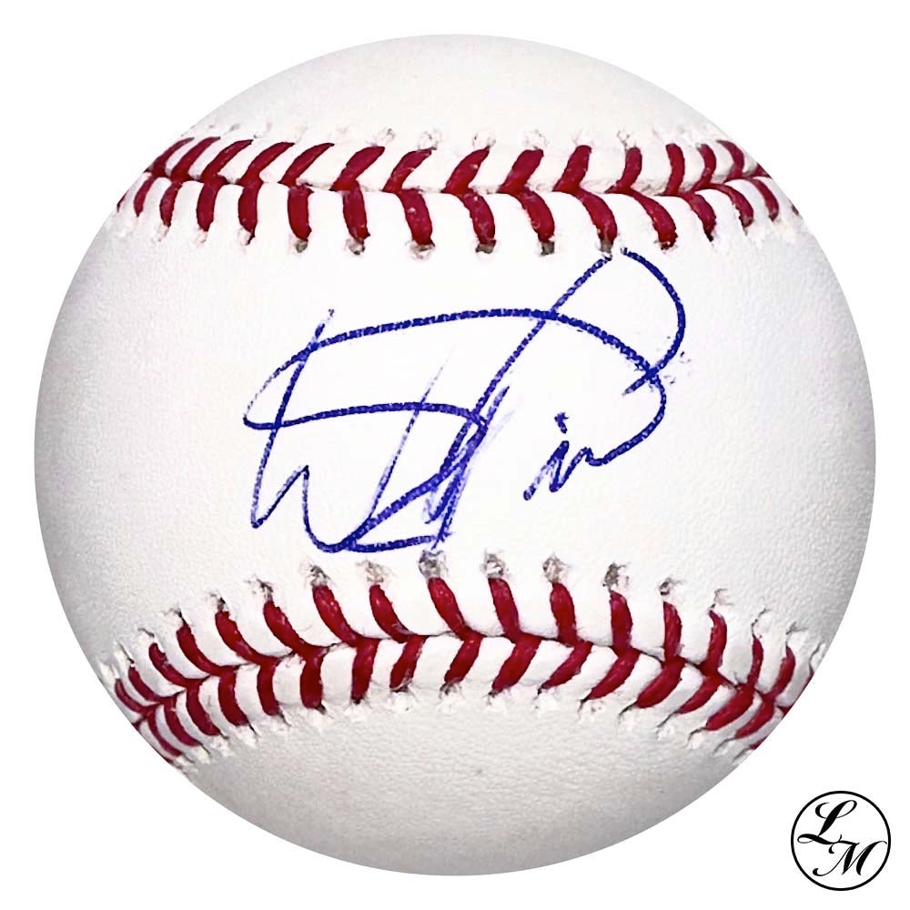 Wander Franco Autographed ROMLB Baseball Tampa Bay Rays