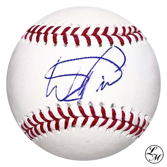 Wander Franco Autographed ROMLB Baseball Tampa Bay Rays