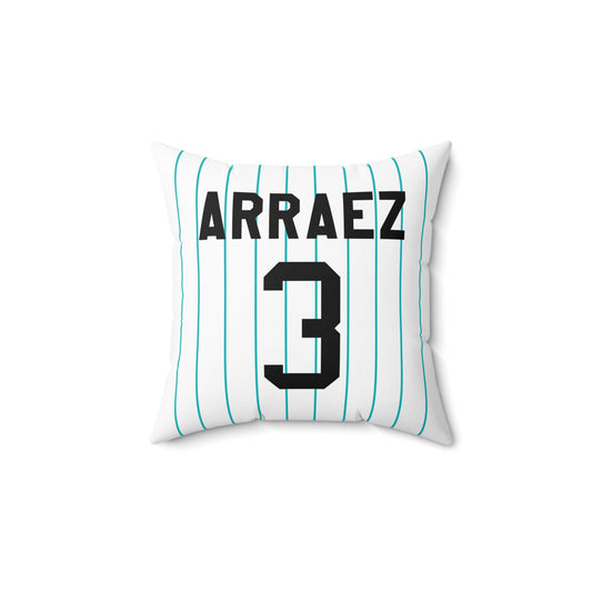 Luis Arraez Miami Marlins Pillow