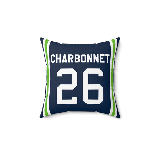 Zach Charbonnet Seattle Seahawks Pillow