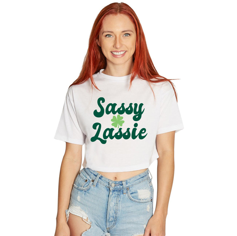 Sassy Lassie Cropped Tee