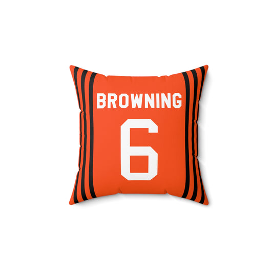 Jake Browning Cincinnati Bengals Pillow