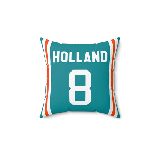 Jevon Holland Miami Dolphins Pillow