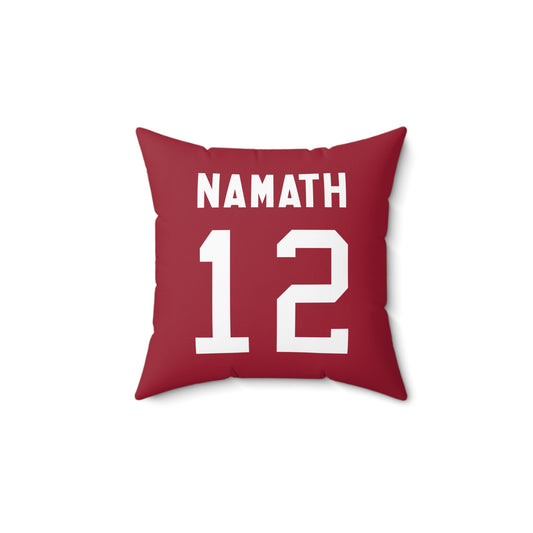 Joe Namath Alabama Crimson Tide Pillow