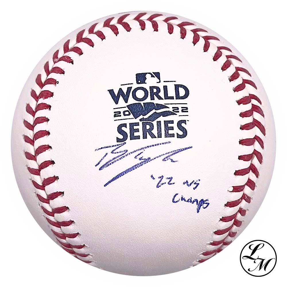 Blake Taylor Astros Autographed 2022 World Series Baseball JSA COA