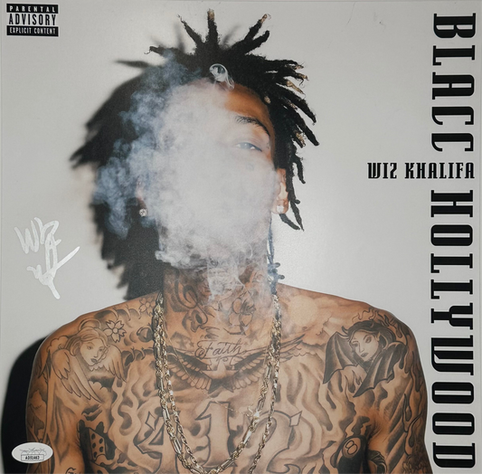 Wiz Khalifa Autographed 12x12 Photo Blacc Hollywood JSA COA