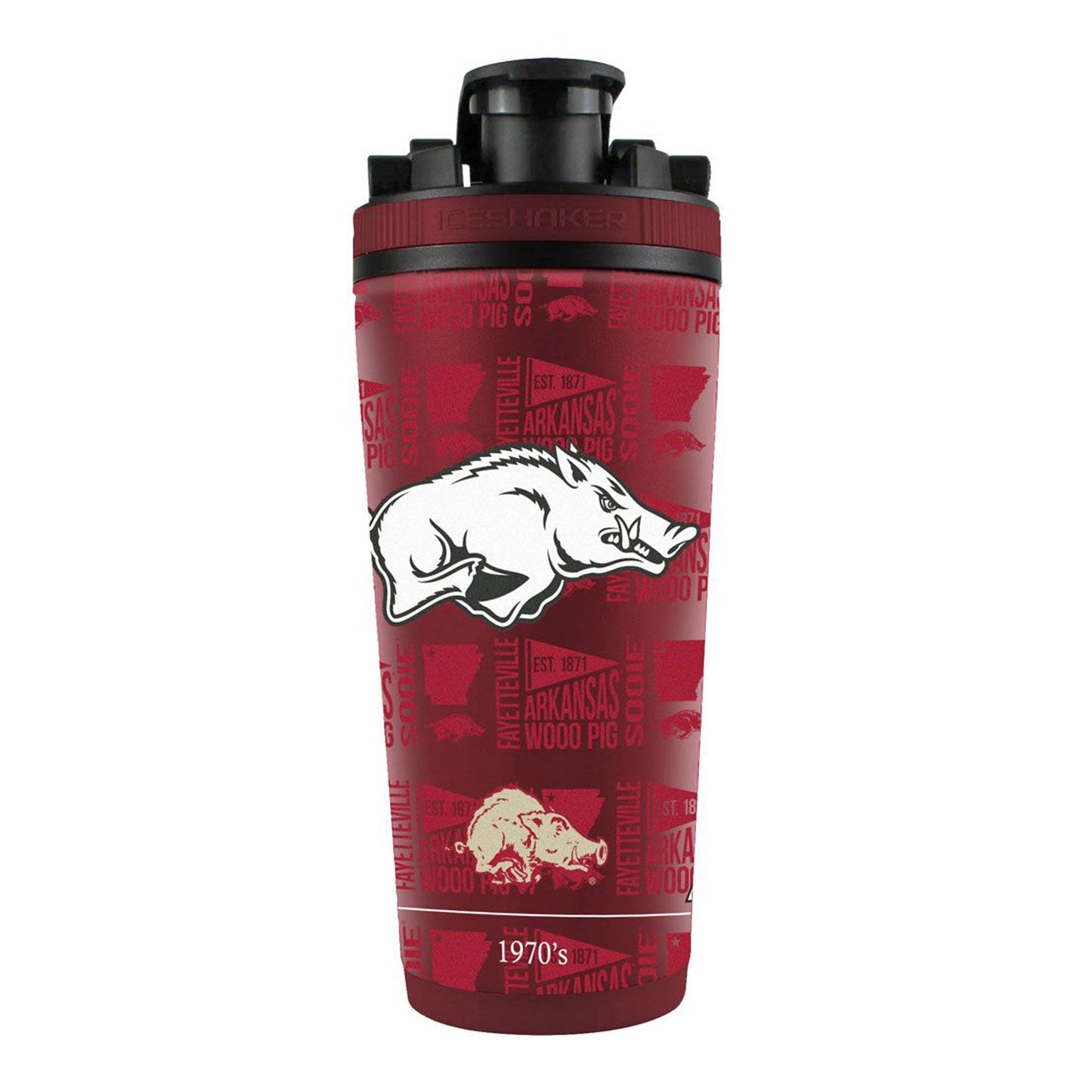 The College Vault - University of Arkansas 4D Ice Shaker