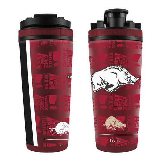 The College Vault - University of Arkansas 4D Ice Shaker