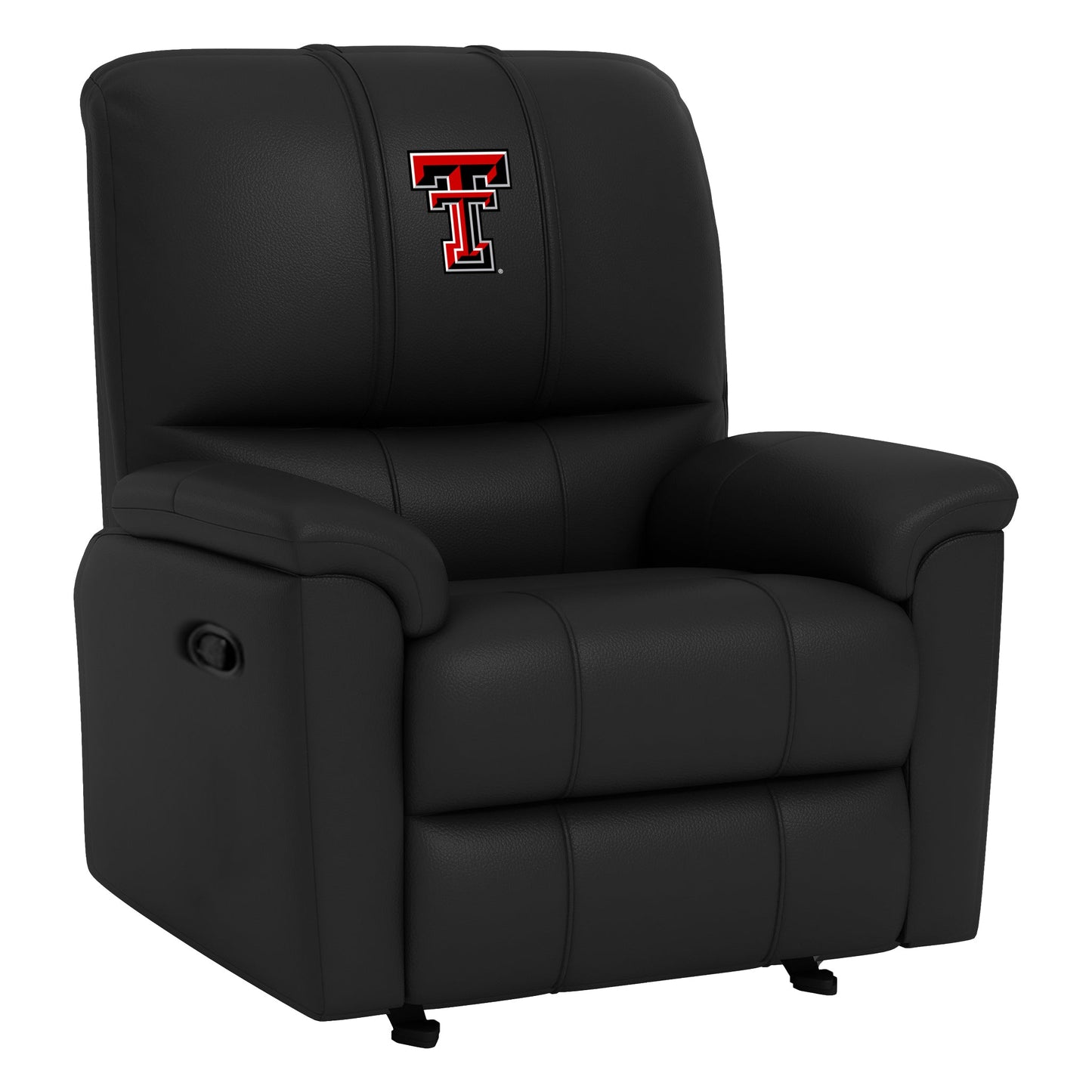 Rocker Recliner with Texas Tech Red Raiders Logo