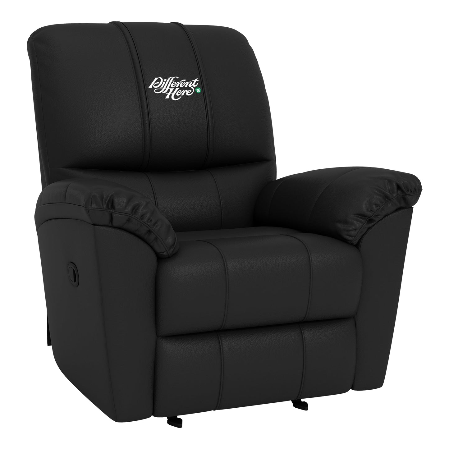 Rocker Recliner with Boston Celtics Logo Different Here Playoffs