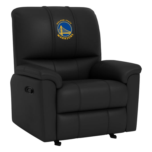 Rocker Recliner with Golden State Warriors Global Logo