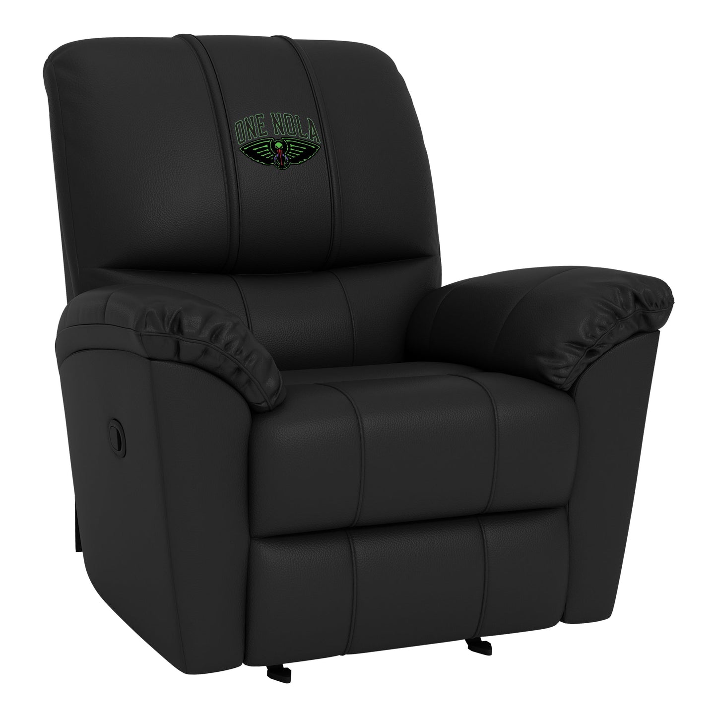Rocker Recliner with New Orleans Pelicans One Nola Playoffs Logo
