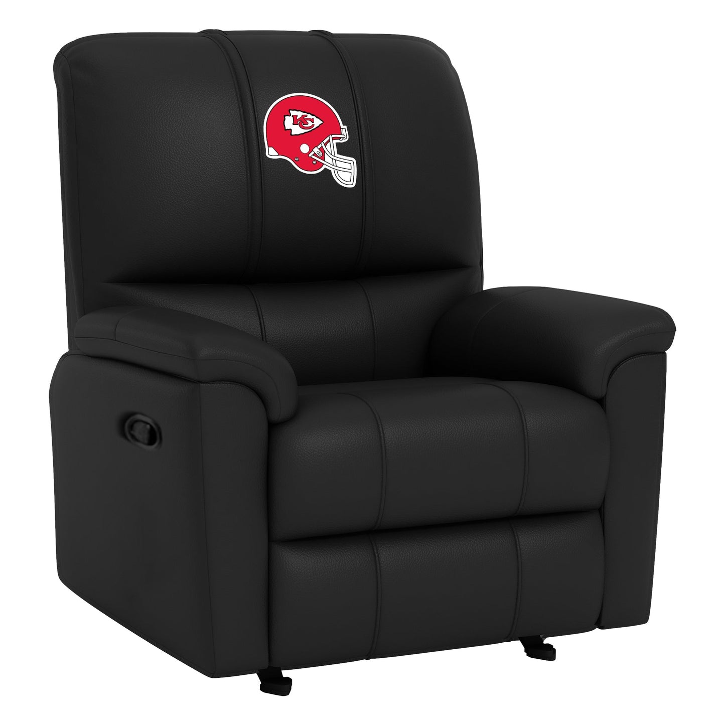 Rocker Recliner with Kansas City Chiefs Helmet Logo