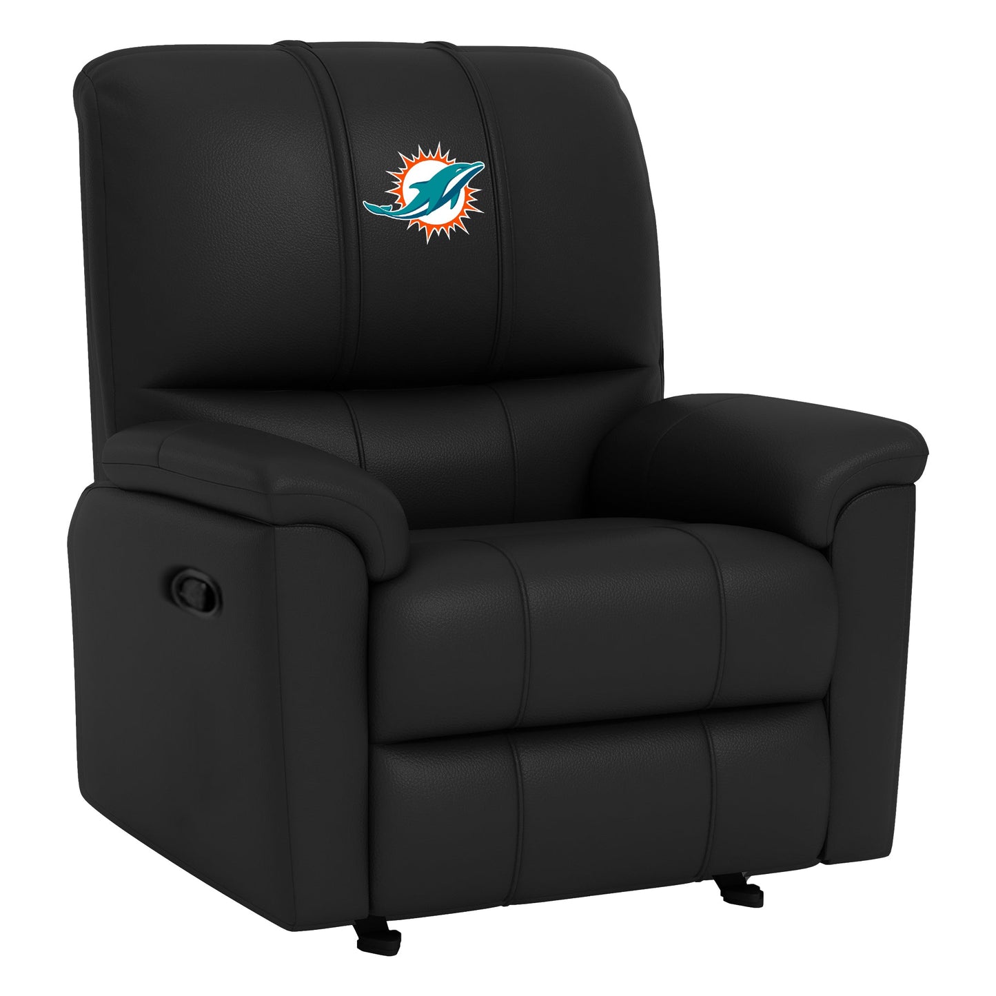 Rocker Recliner with Miami Dolphins Primary Logo