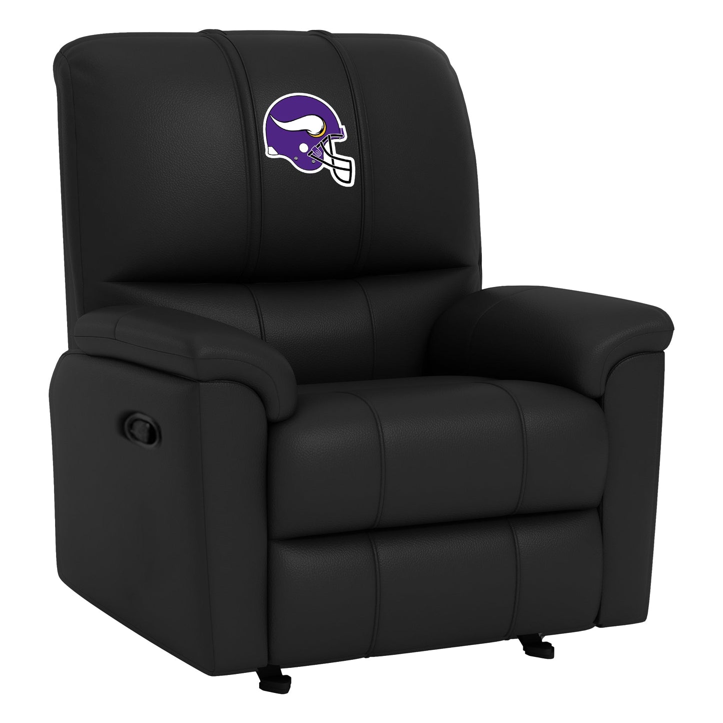 Rocker Recliner with Minnesota Vikings Helmet Logo