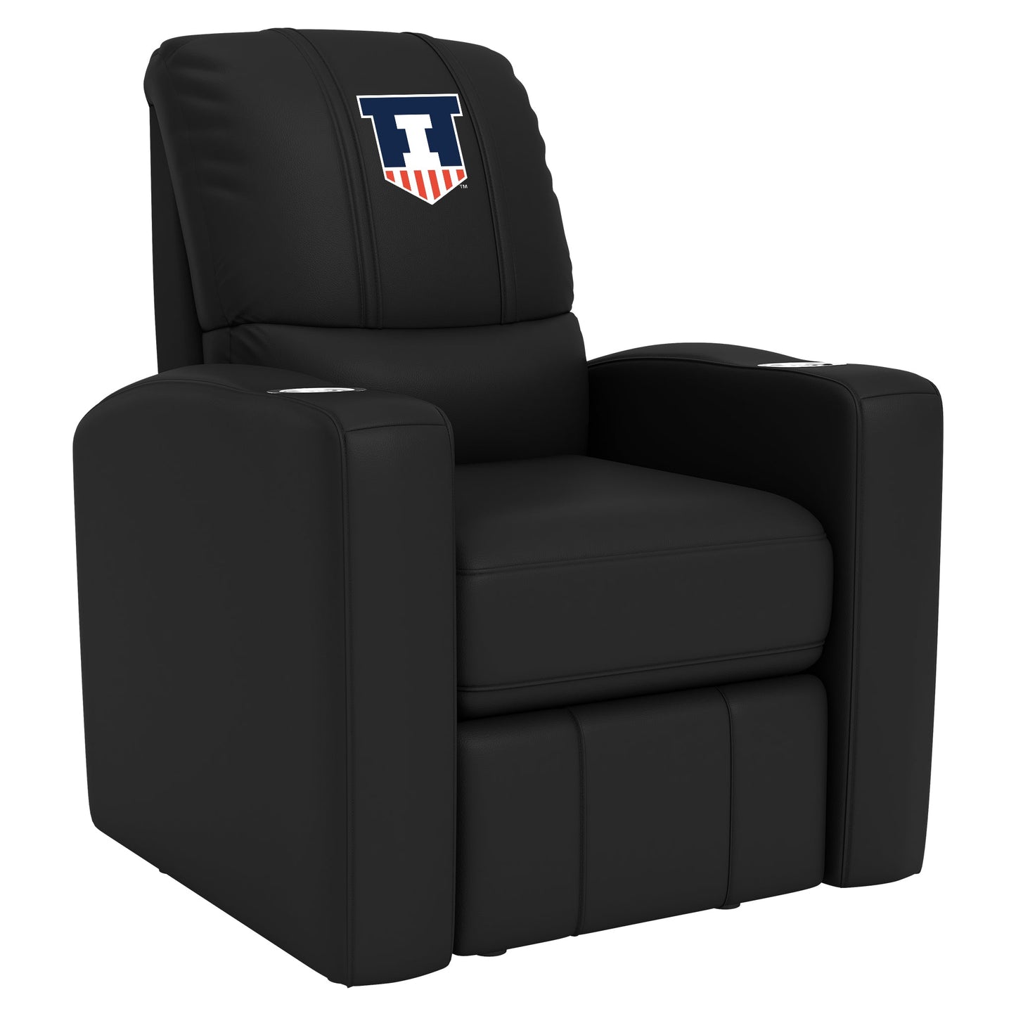 Stealth Recliner with Illinois Fighting illini Logo