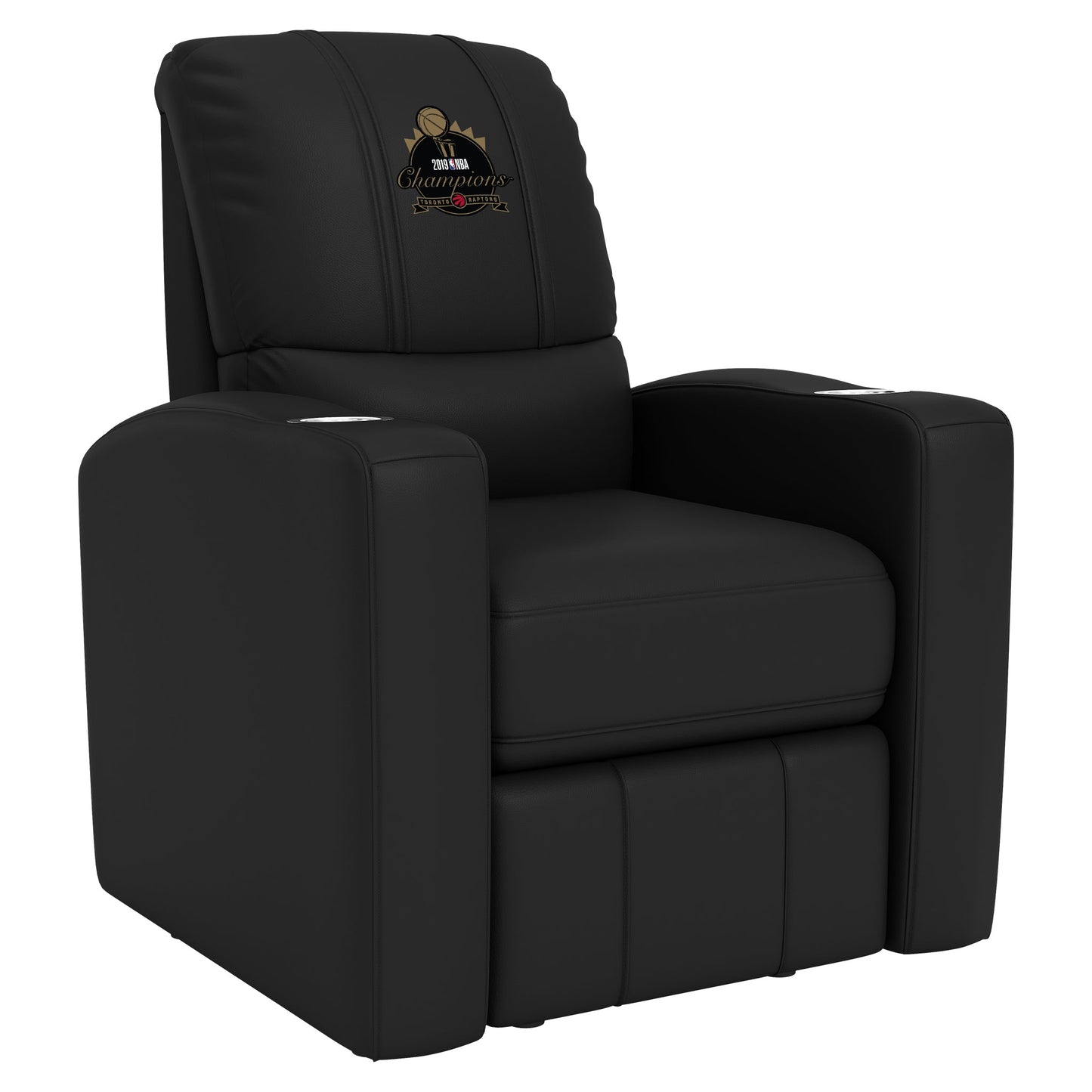 Stealth Recliner with Toronto Raptors Primary 2019 Champions  Logo